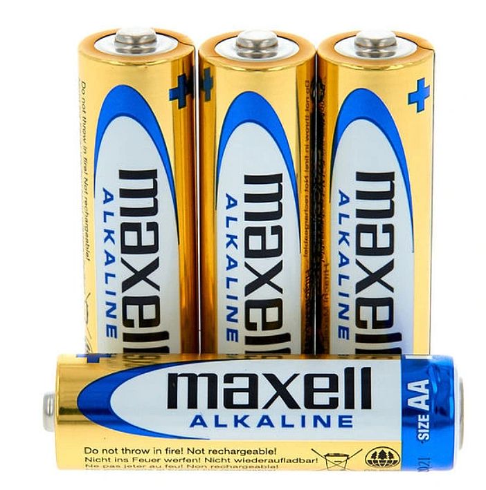 dwie baterie alkaliczne R6 Maxell