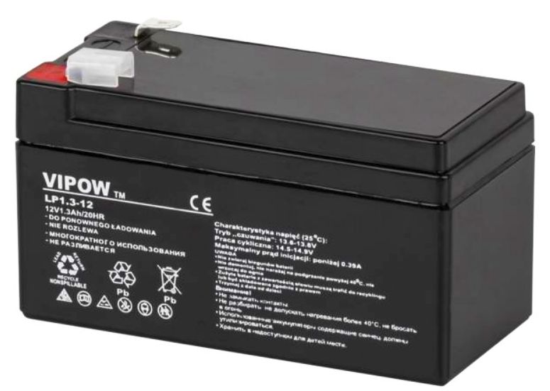 akumulator żelowy BAT0213 12V 1,3 Ah