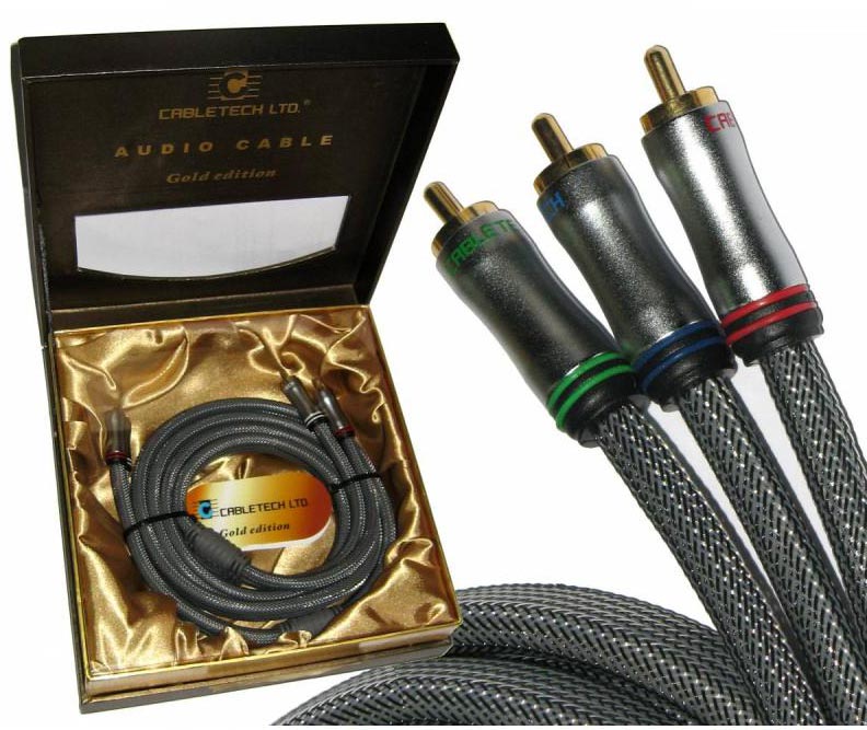 Kabel 3RCA - 3RCA 1,8m pudełko