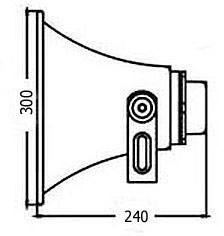 megafon horn HT60359 rozmiary