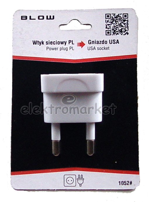 adapter przejściówka Polska - USA 