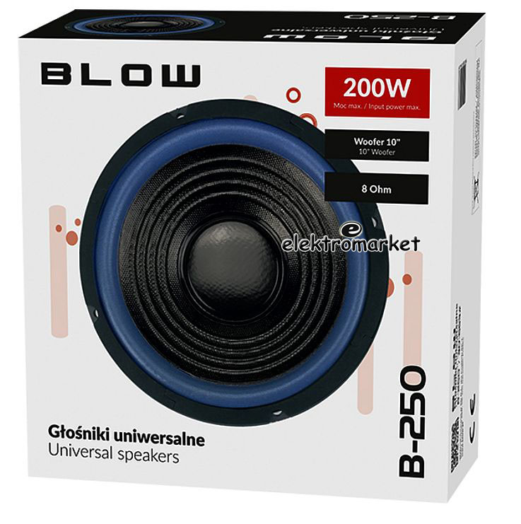 GŁOŚNIK BLOW B-250 30-553# box