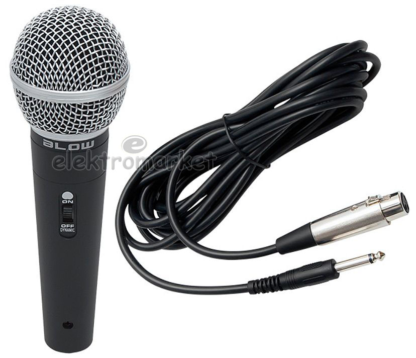Mikrofon PRM317 BLOW z kablem 5m