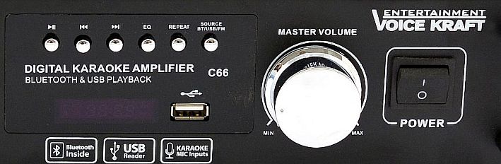 Wzmacniacz C 66 Bluetooth prawa strona panelu frontowego C-66