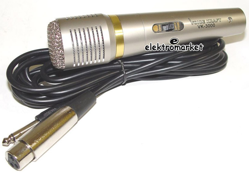 mikrofon VK-3000 z kablem 3m