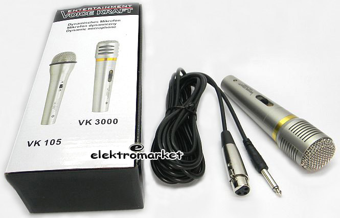 mikrofon VK-3000 cały zestaw + box