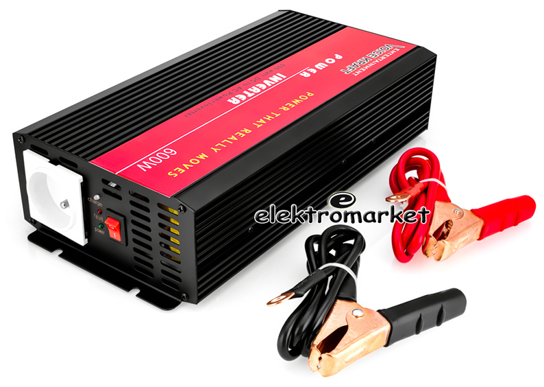 przetwornica inverter VK 600 SPI 12V-230V