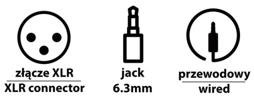 XLR - jack 6,3mm 