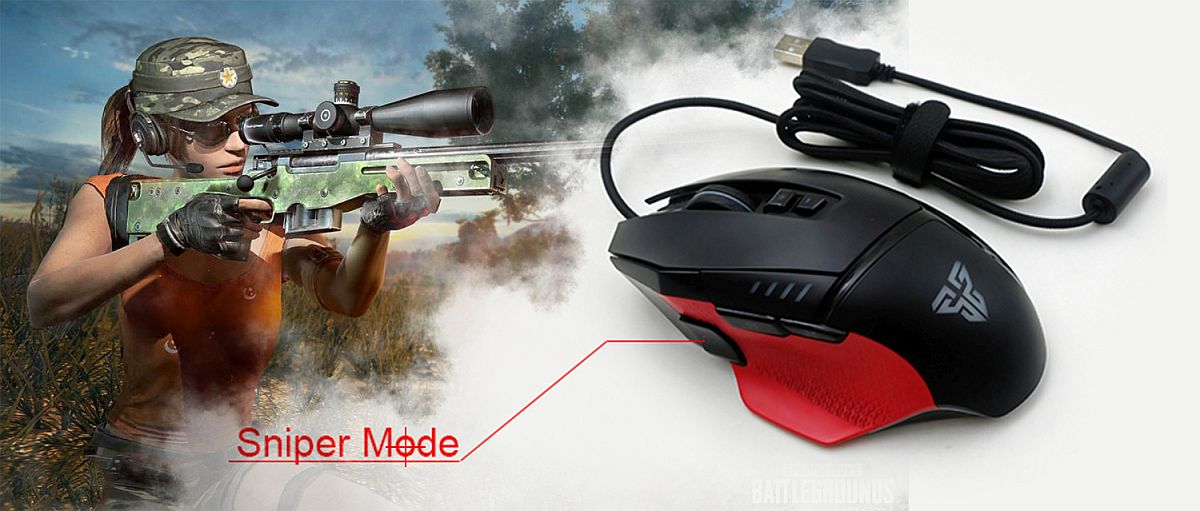 mysz gamingowa Fantech X11 DAREDEVIL sniper mode