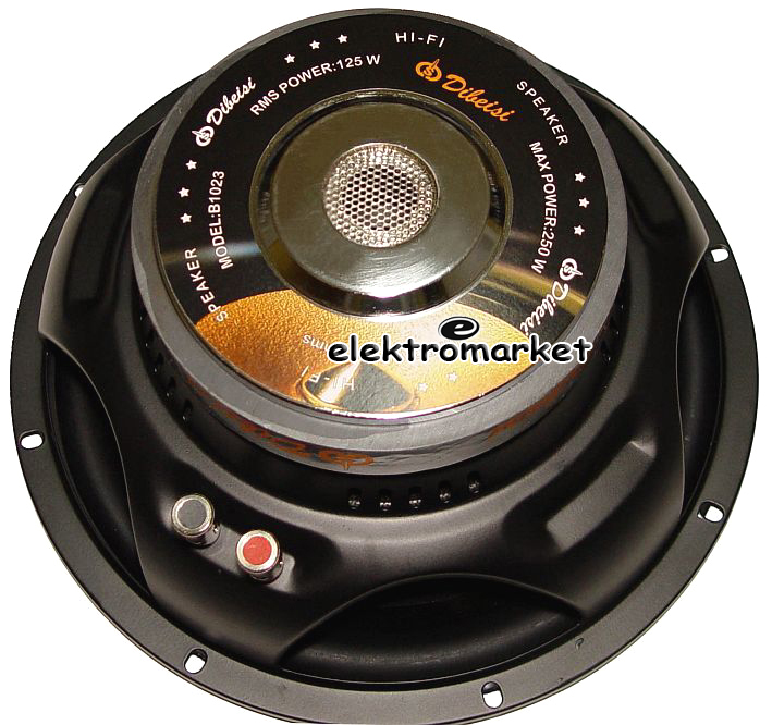 głośnik nisko tonowy DBS-B1023 8ohm widok z góry