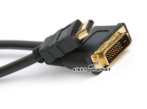 Kabel DVI-HDMI 1,8M KPO3701-1.8