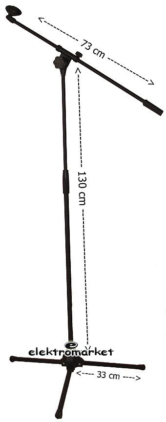Statyw do mikrofonu GMS-08 podłogowy GMS-08, rozmiary