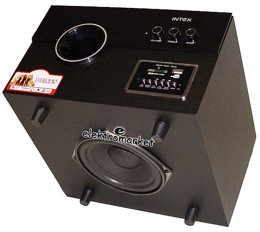 INTEX 2475 BEATS subwoofer od spodu