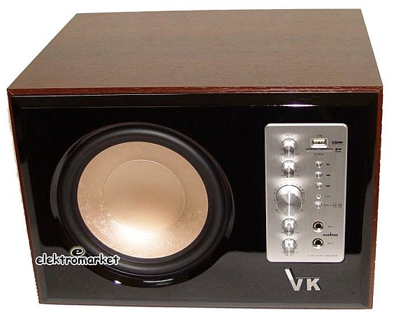 subwoofer ze wzmacniaczem VK-TM624 rzut z góry