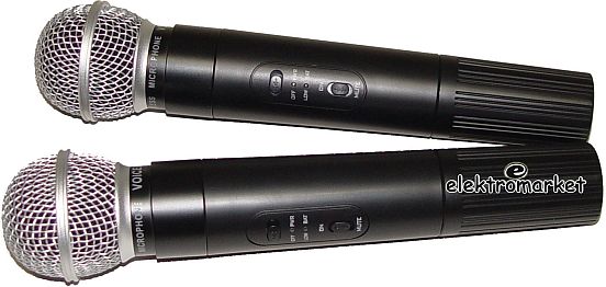 dwa mikrofony bezprzewodowe VK 380