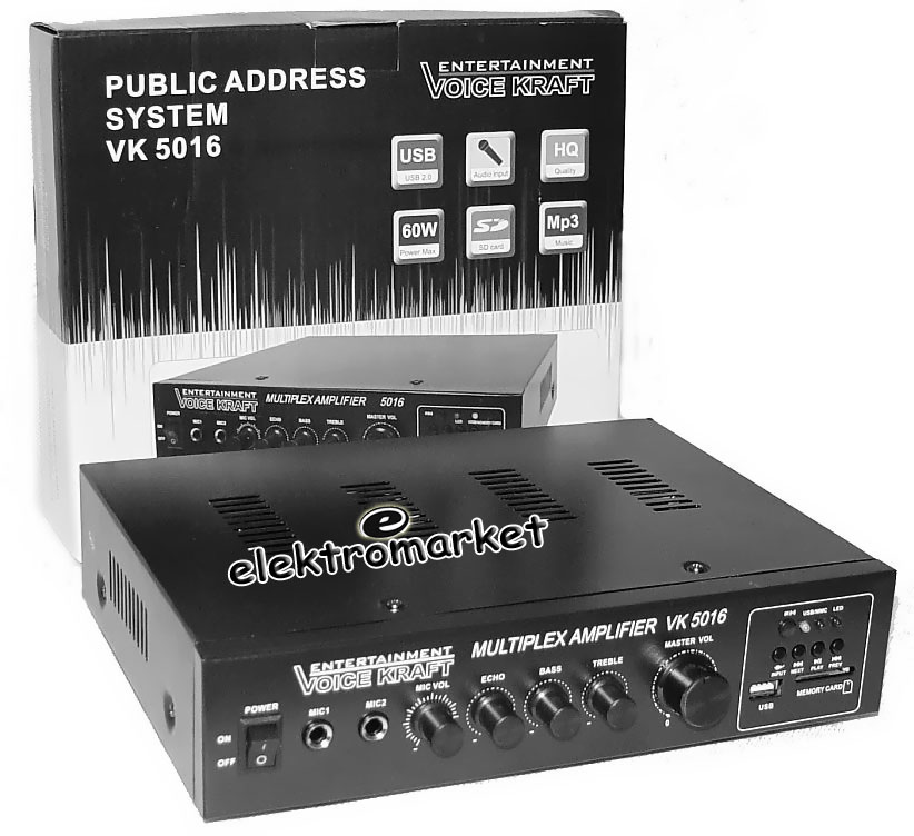 public address system VK-5016 multiplex amplifier