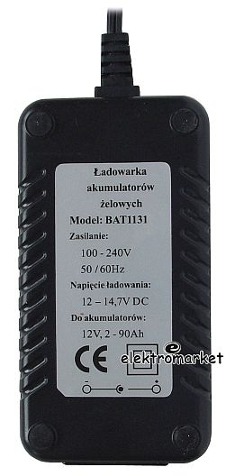 ładowarka BAT1131 z tyłu