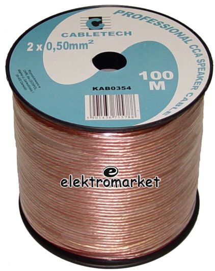 kabel głośnikowy 0,75 mm Cabletech KAB0354