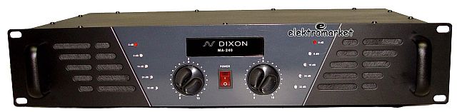 Wzmacniacz DIXON MA240 front panel